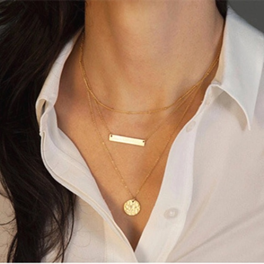 ‼️3/$30 Sexy Boho Multilayer Gold Choker Necklace